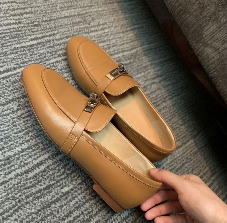 Genuine First Layer Cowhide City Walk Loafers