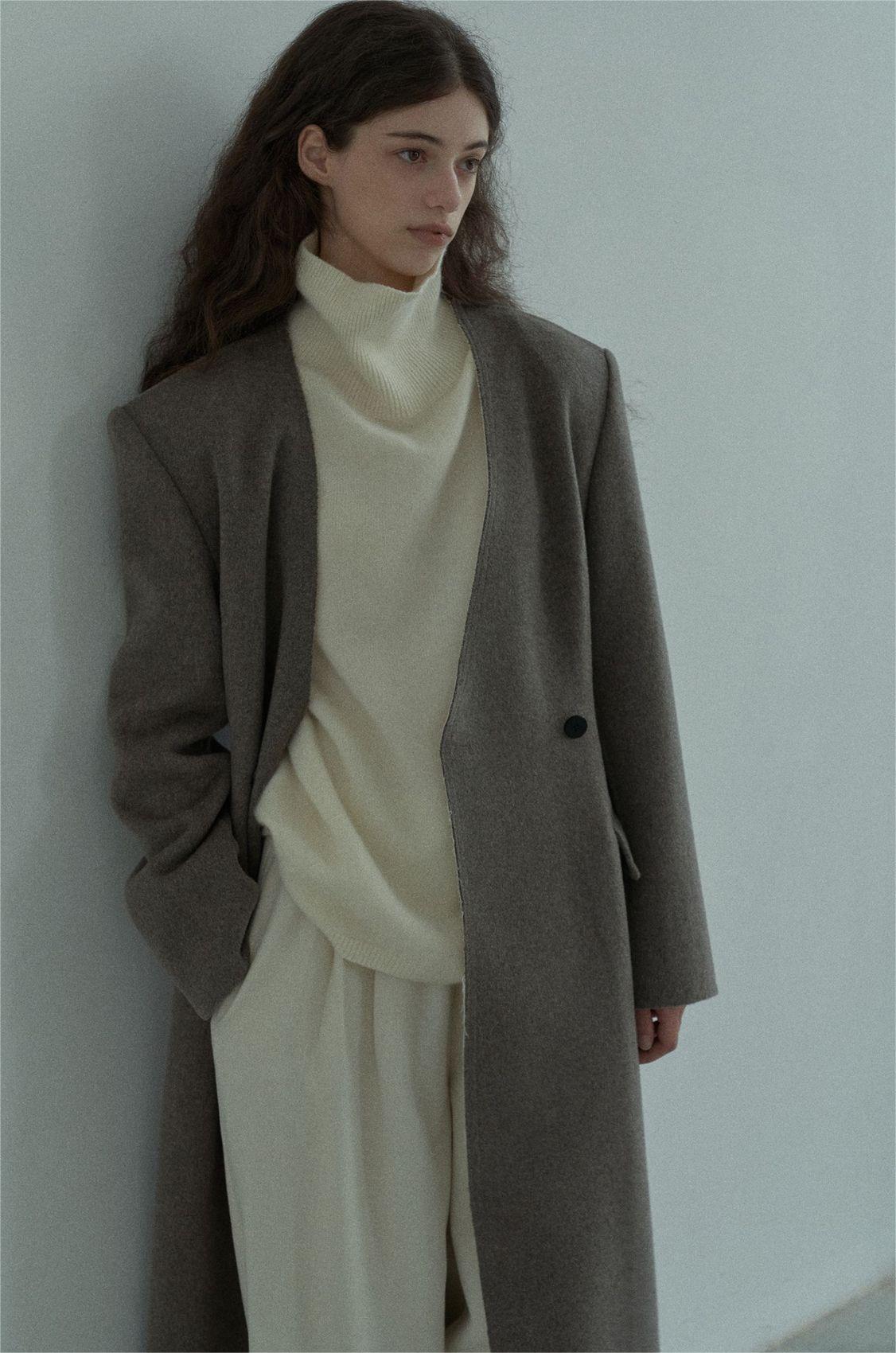 Handmade Lamb Wool Vega Overcoat