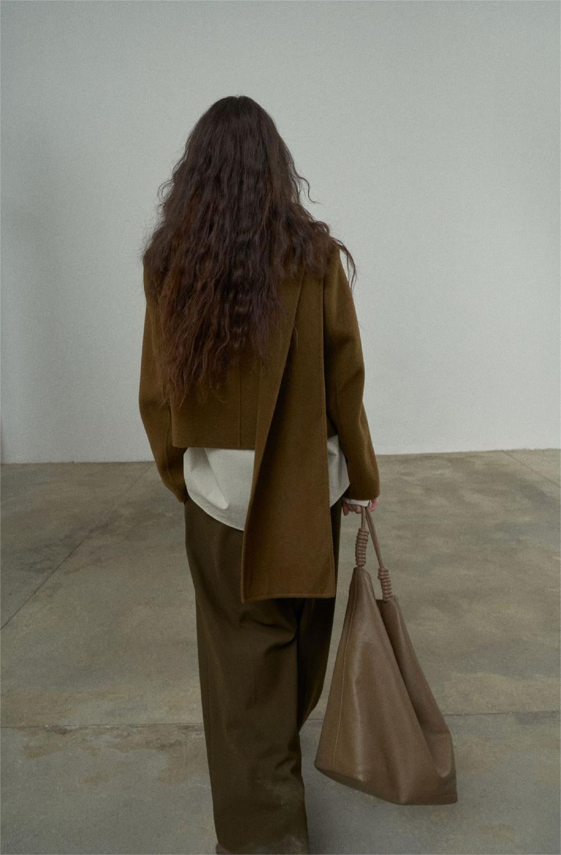 Handmade Lamb Wool Candice Overcoat
