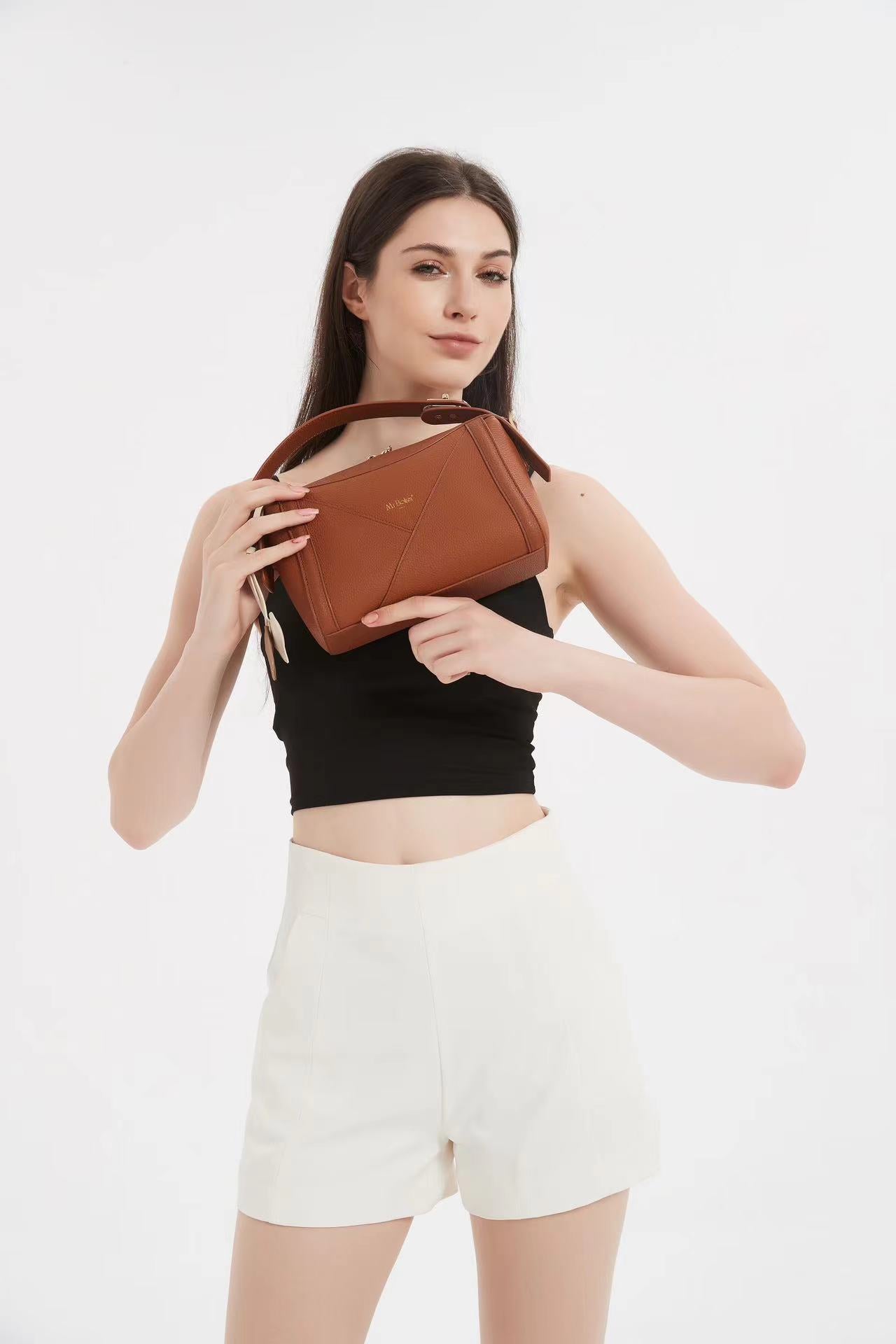 Carnaby Top Handle - Biscuit