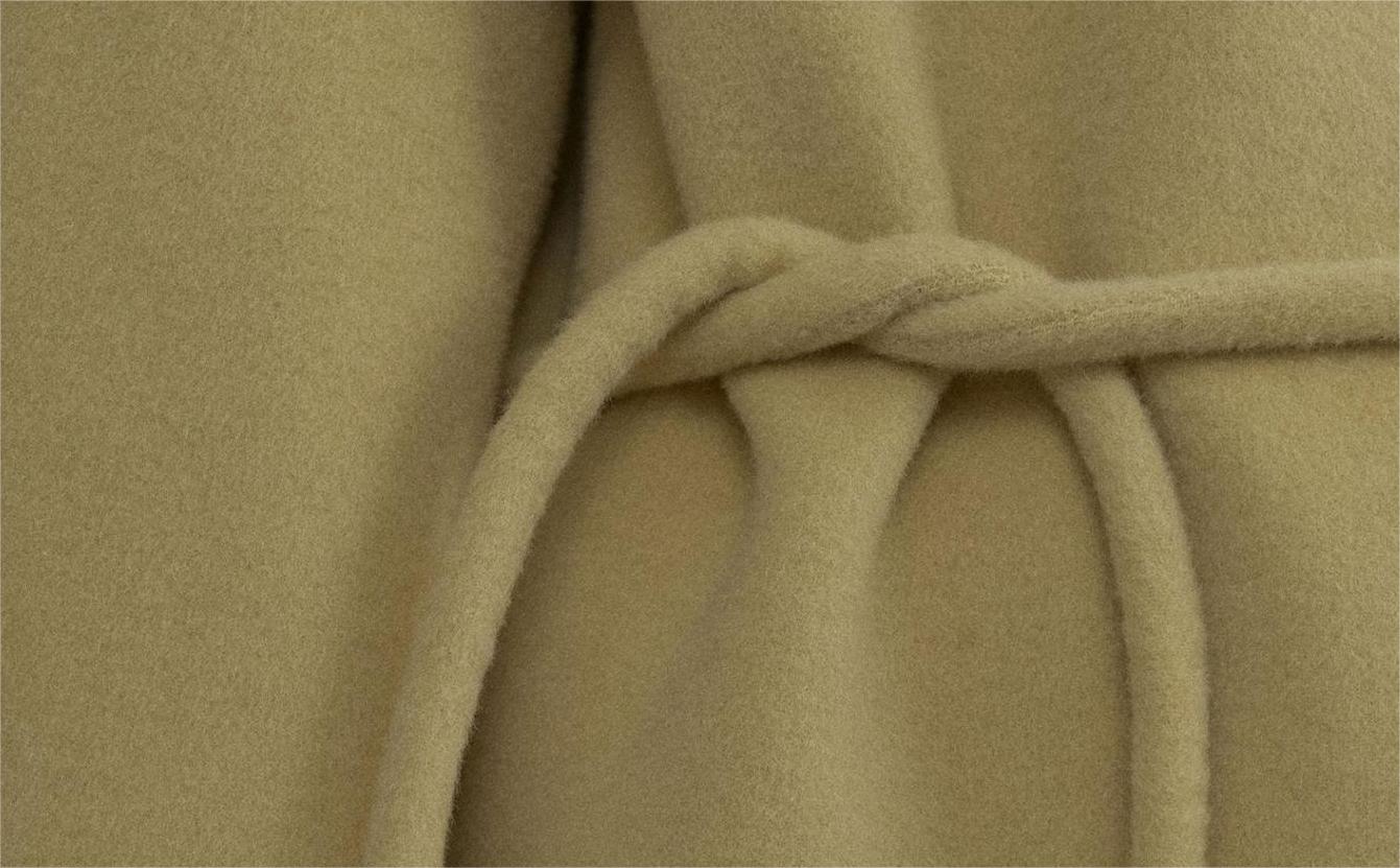 Handmade Lamb Wool Carmen Overcoat