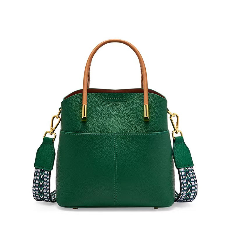 First Layer Cowhide Verna Shoulder/Tote Bag
