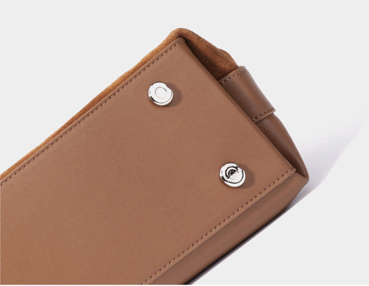 Suede Pillow Shoulder - Coffee