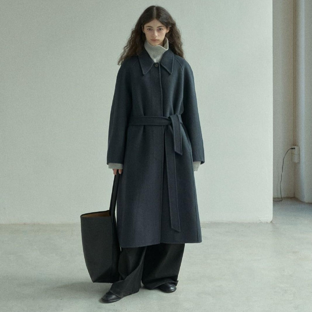 Handmade Lamb Wool Barbara Overcoat