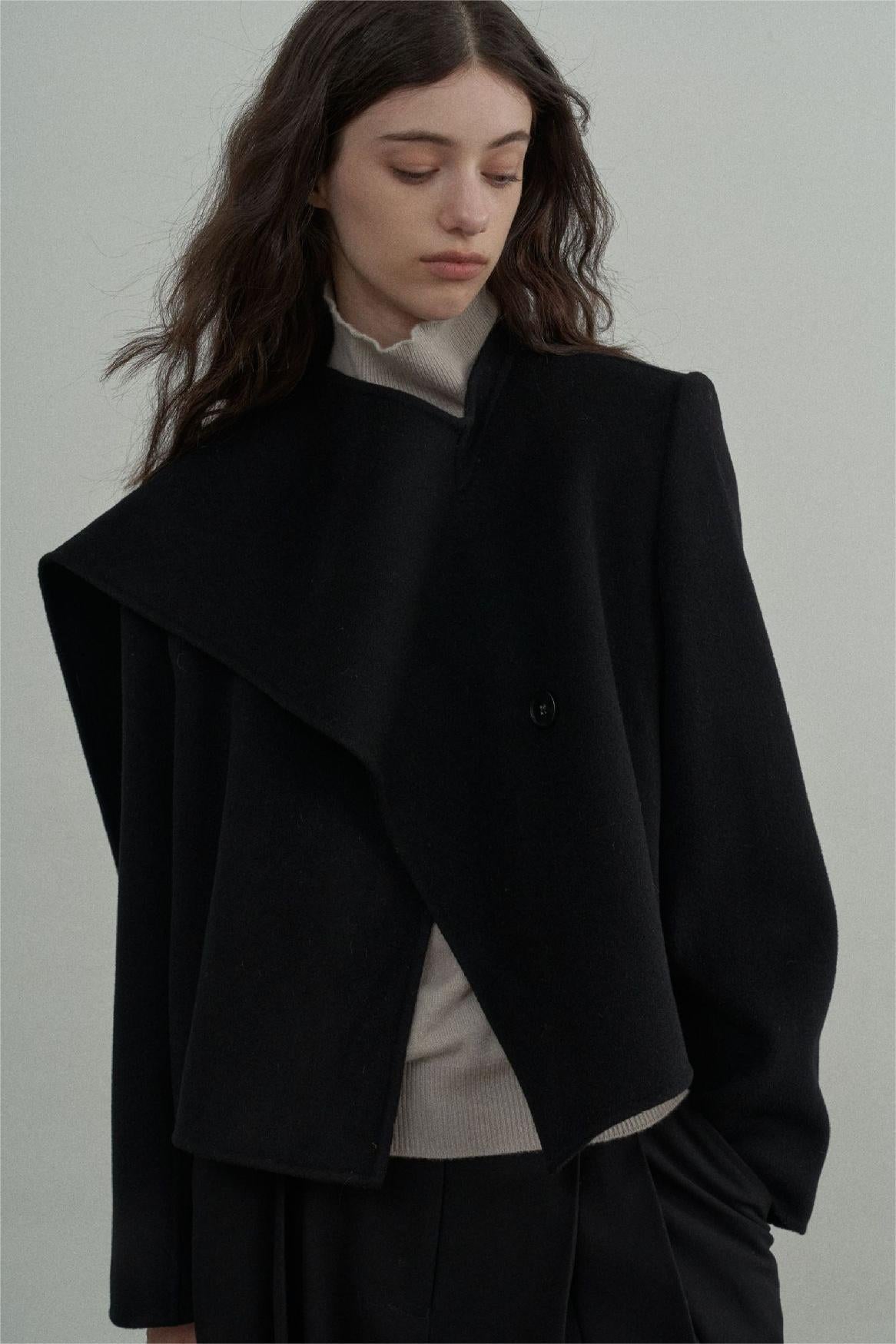 Handmade Lamb Wool Candice Overcoat