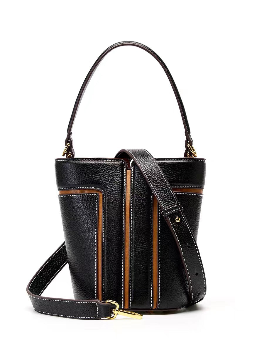 First Layer Cowhide Daphne Shoulder/Tote Bag