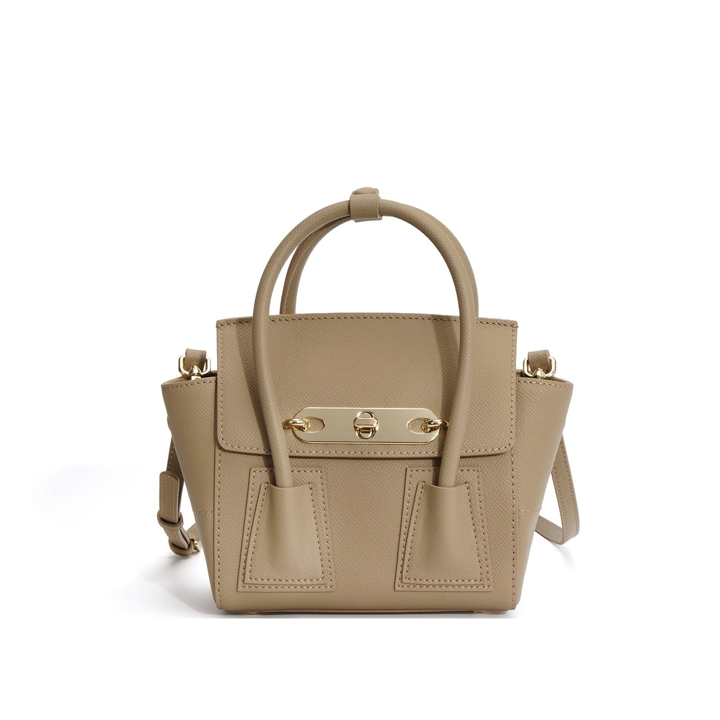 First Layer Cowhide Sini Tote Box Bag
