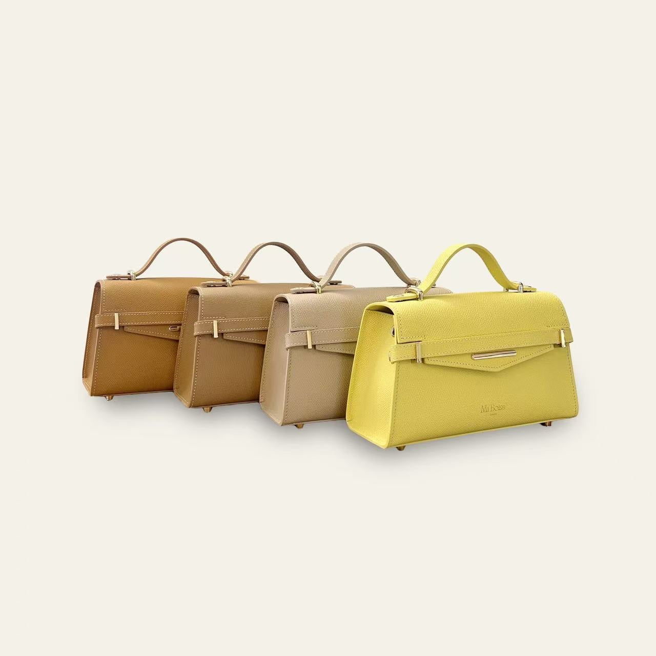 "Mi" Top Handle -Light Amber