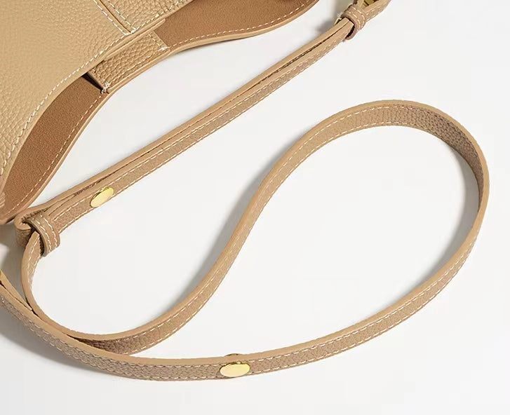 First Layer Cowhide Opal Shoulder Bag