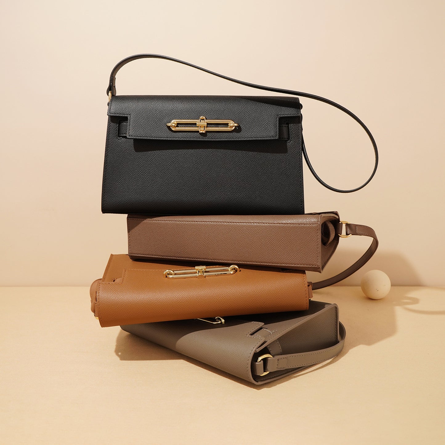 First Layer Cowhide Calypso Shoulder/Crossbody Bag
