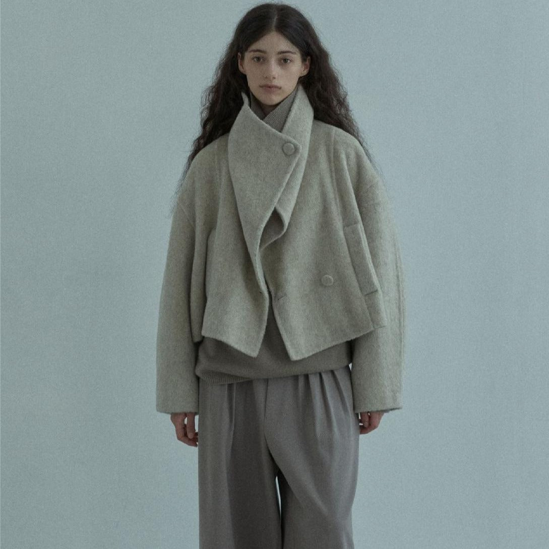 Handmade Lamb Wool Aviva Overcoat