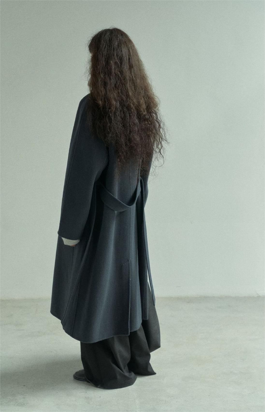 Handmade Lamb Wool Barbara Overcoat