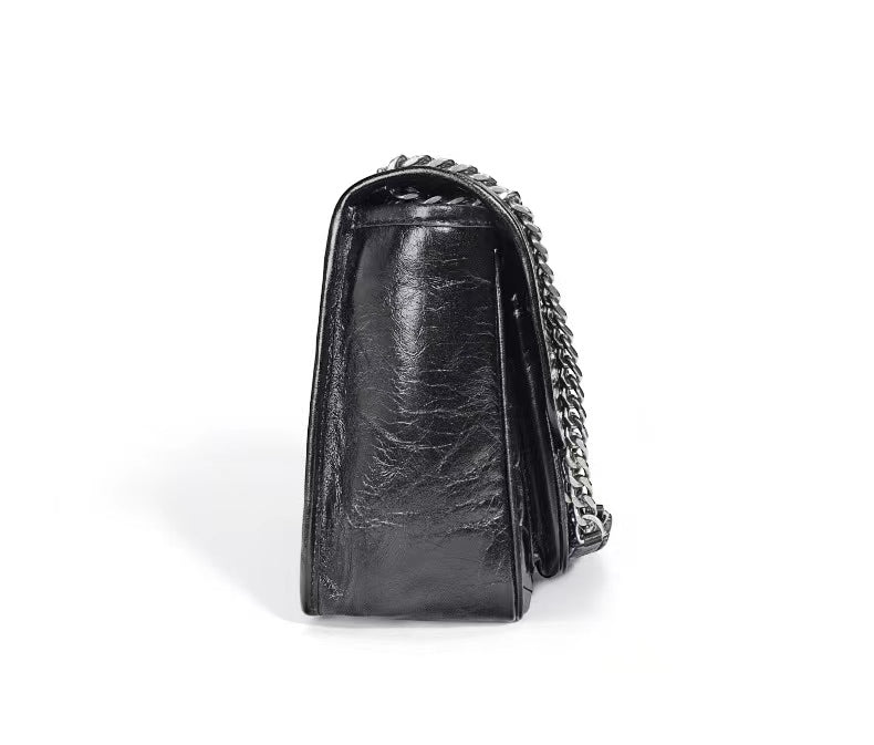 First Layer Cowhide Lennon Shoulder Bag