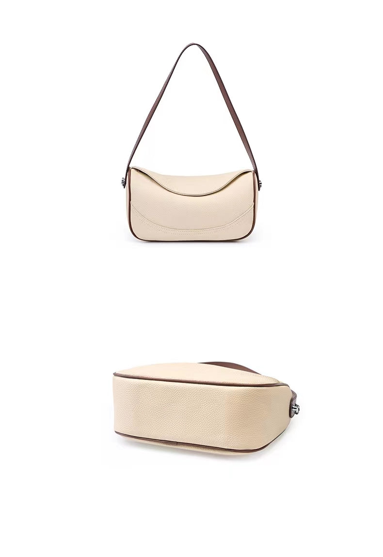 First Layer Cowhide Zanna Shoulder Bag