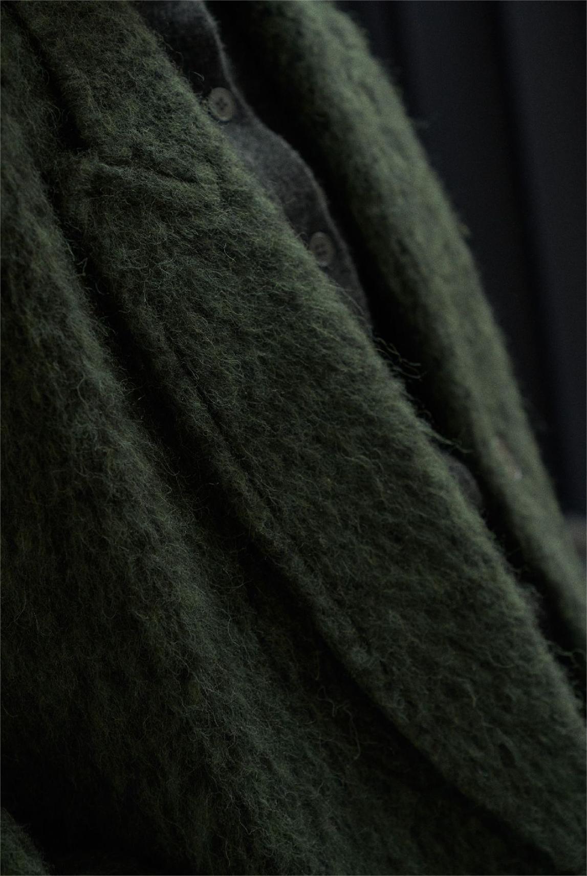 Handmade Lamb Wool Allison Overcoat