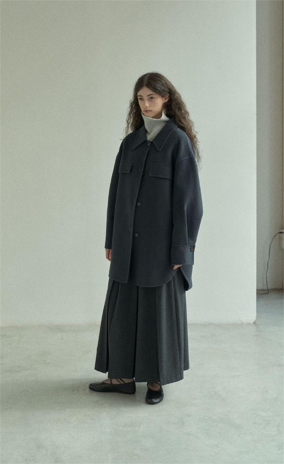 Handmade Lamb Wool Sofía Overcoat