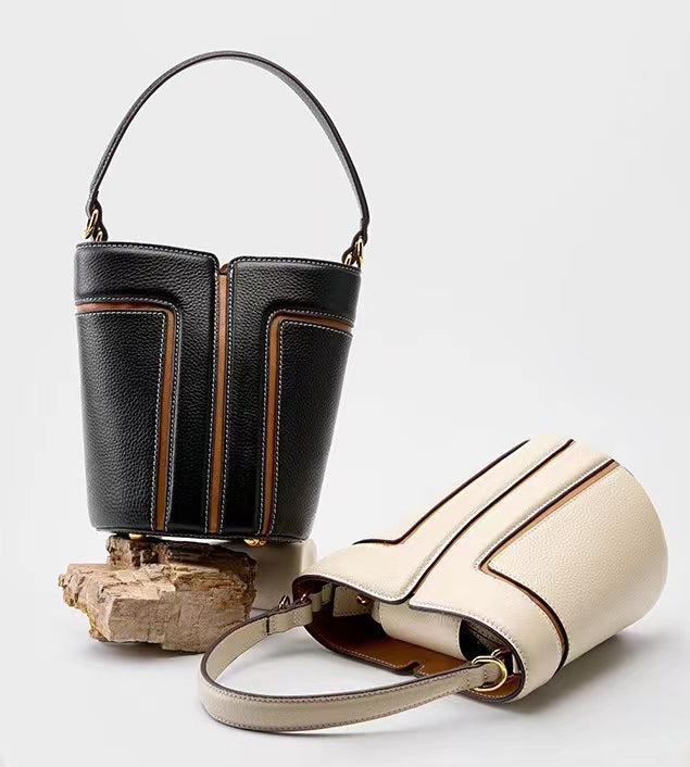 First Layer Cowhide Daphne Shoulder/Tote Bag