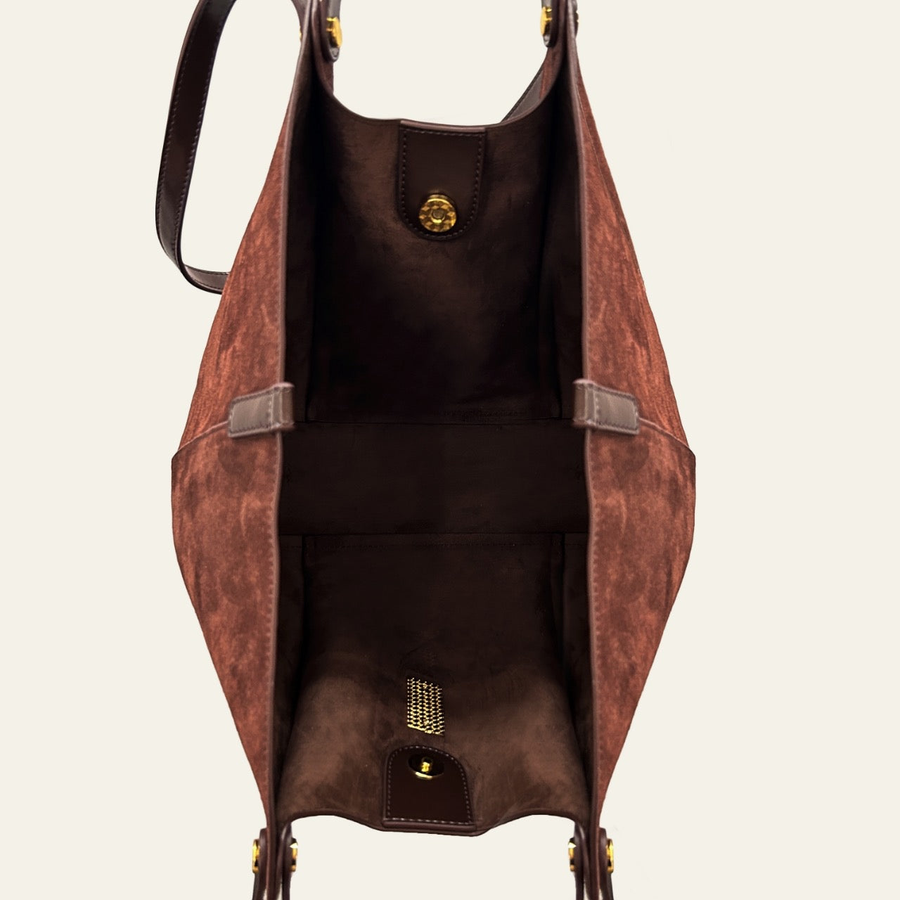 Wharf Tote - Coffee Suede