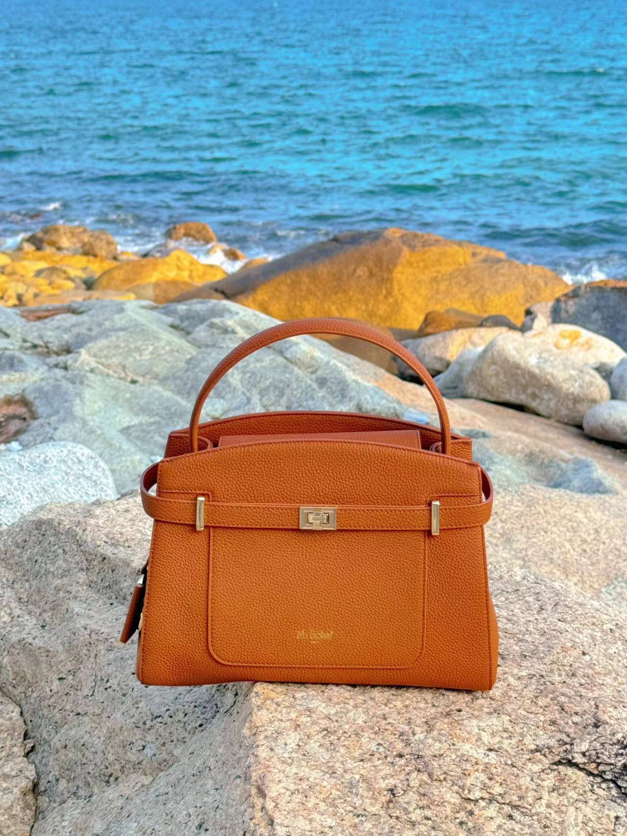 Manhattan Top Handle - Biscuit