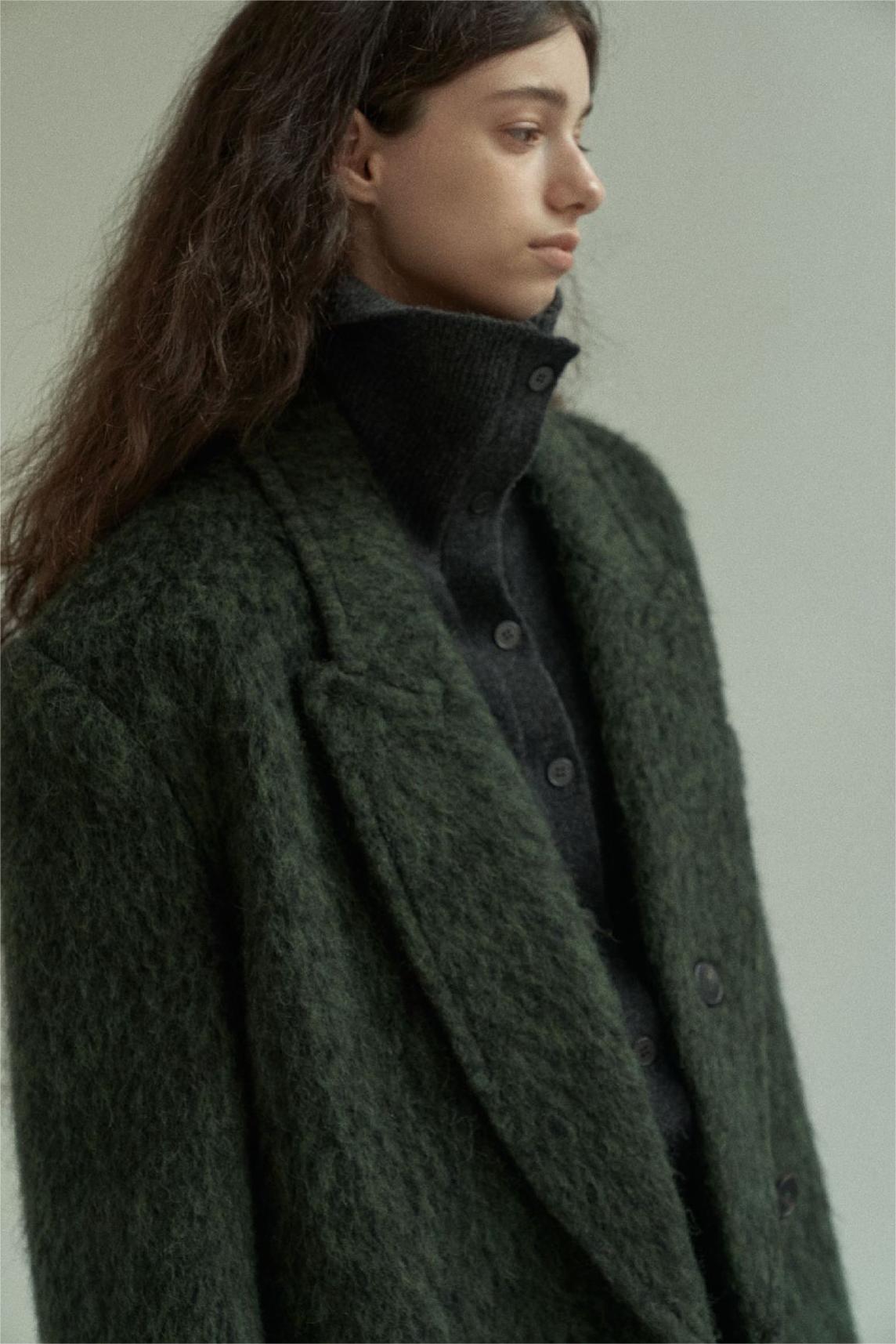 Handmade Lamb Wool Allison Overcoat