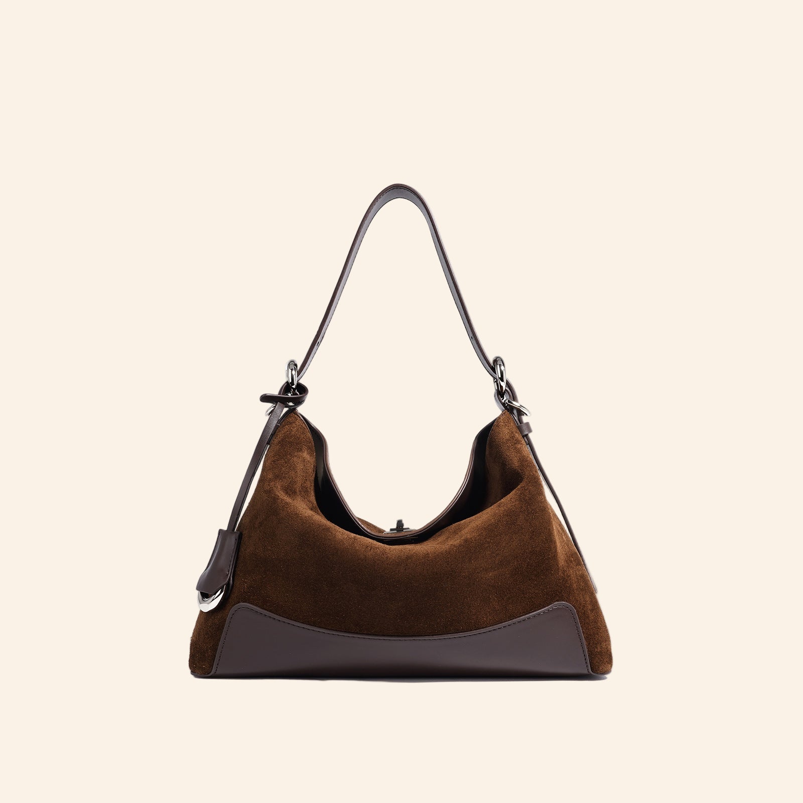 Suede Shoulder - Burgundy