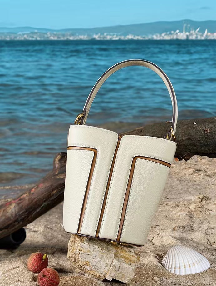 First Layer Cowhide Daphne Shoulder/Tote Bag