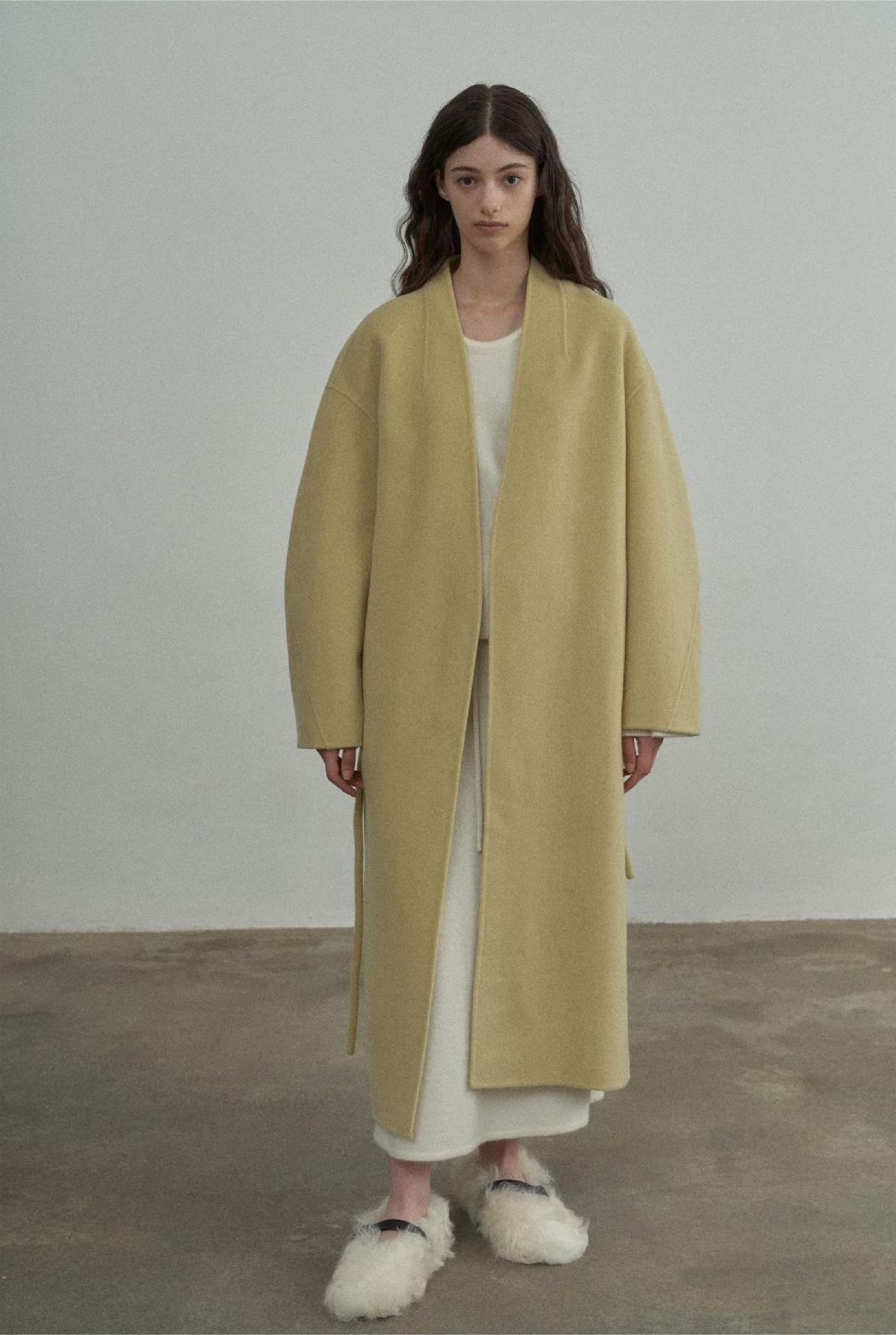 Handmade Lamb Wool Carmen Overcoat