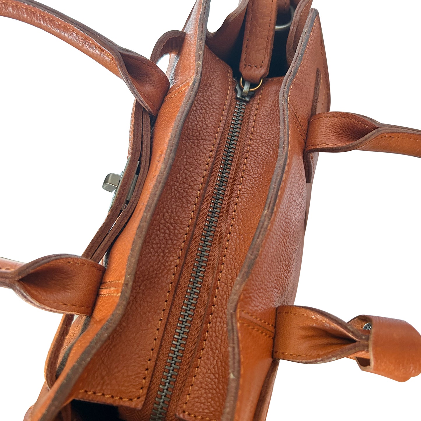 Genuine Vegetable Tanned Leather Paula Tote/Shoulder Bag