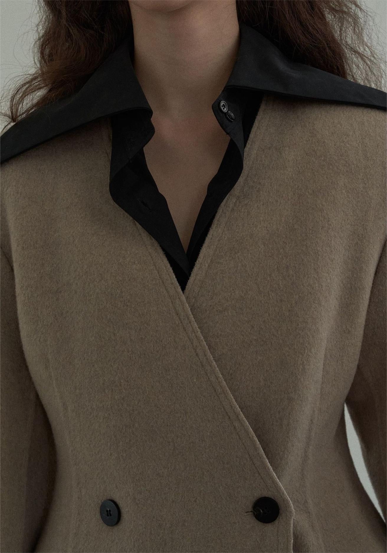 Handmade Lamb Wool Vega Overcoat