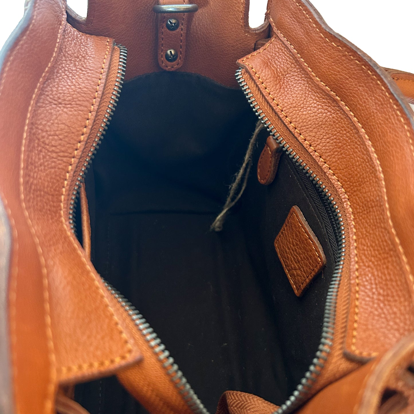 Genuine Vegetable Tanned Leather Paula Tote/Shoulder Bag