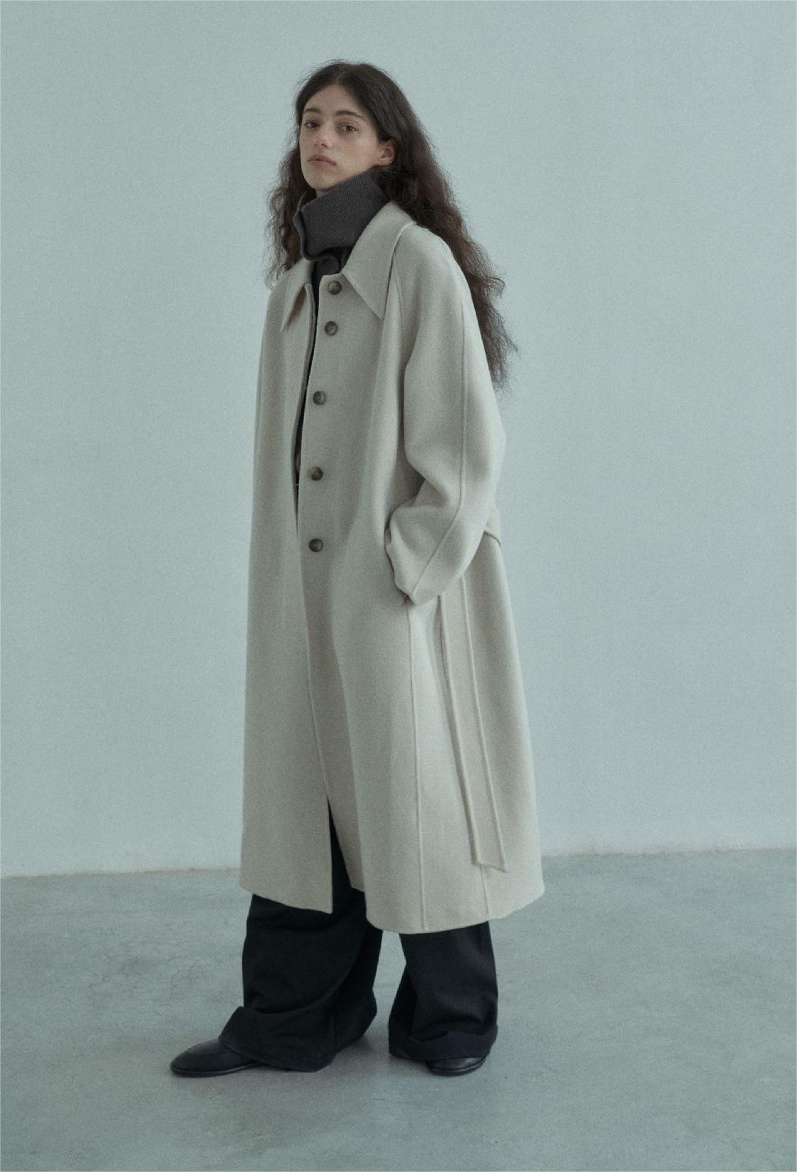 Handmade Lamb Wool Barbara Overcoat