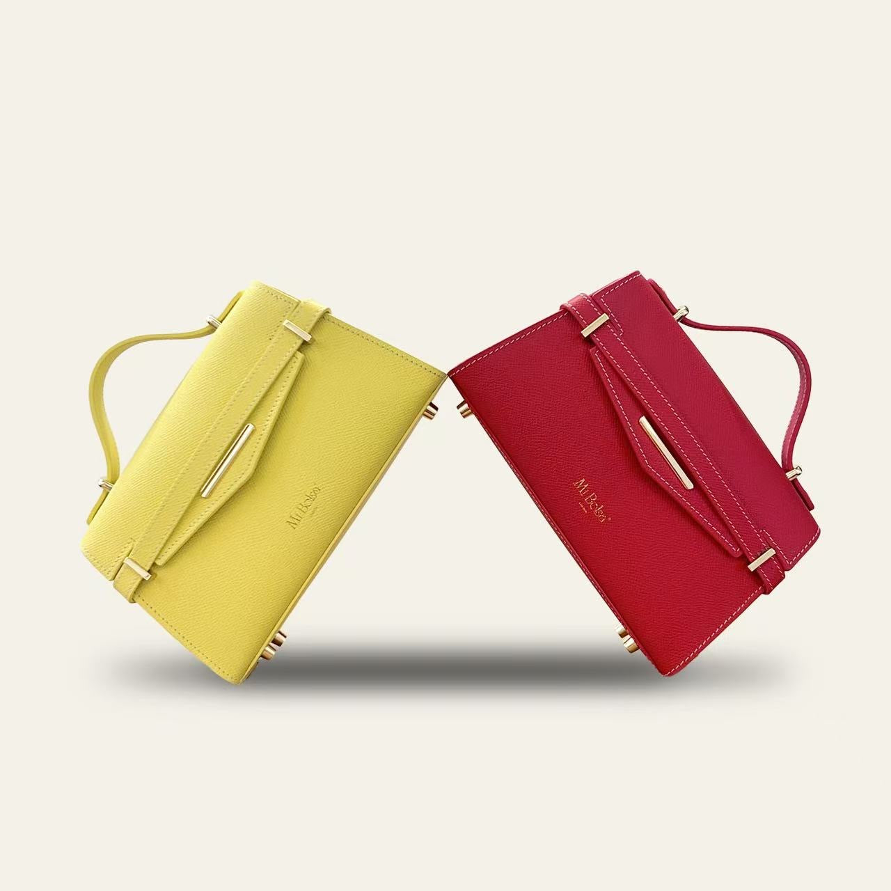 "Mi" Top Handle -Ruby Red