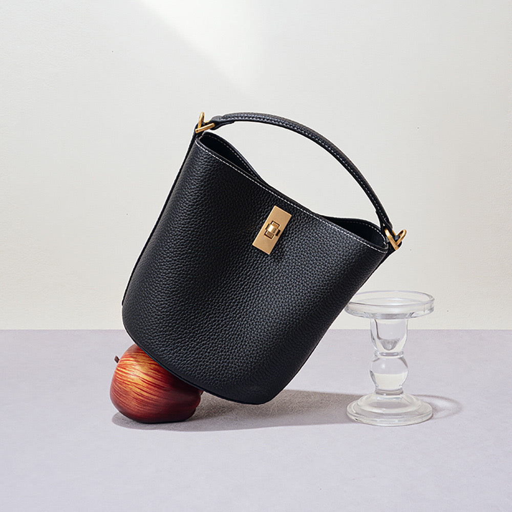 First Layer Cowhide Fanny Shoulder/Tote Bag