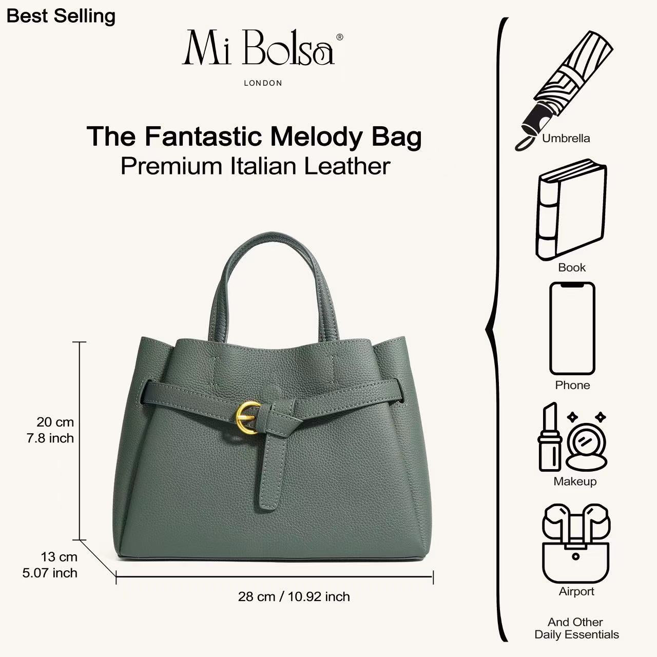 Melody Top Handle - Ocean Blue