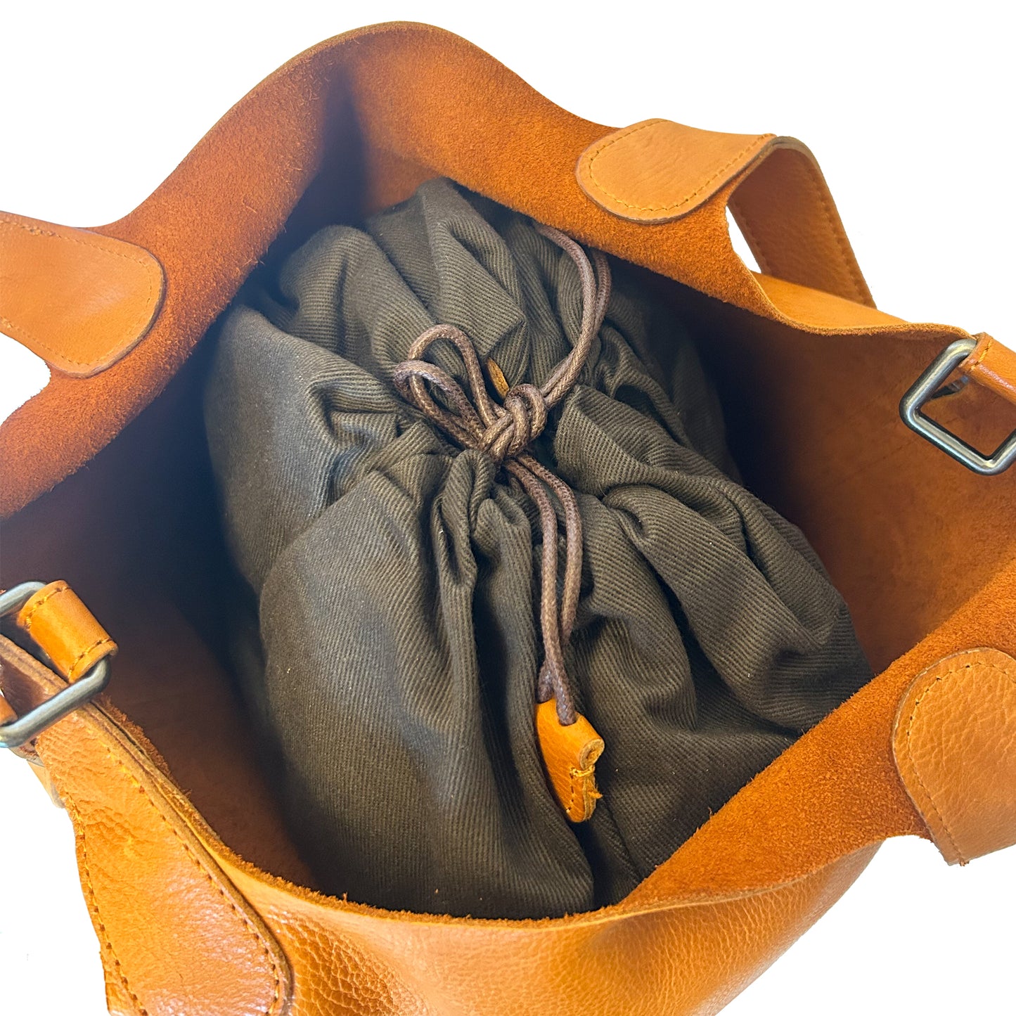 Genuine Vegetable Tanned Leather Yara Tote Bag