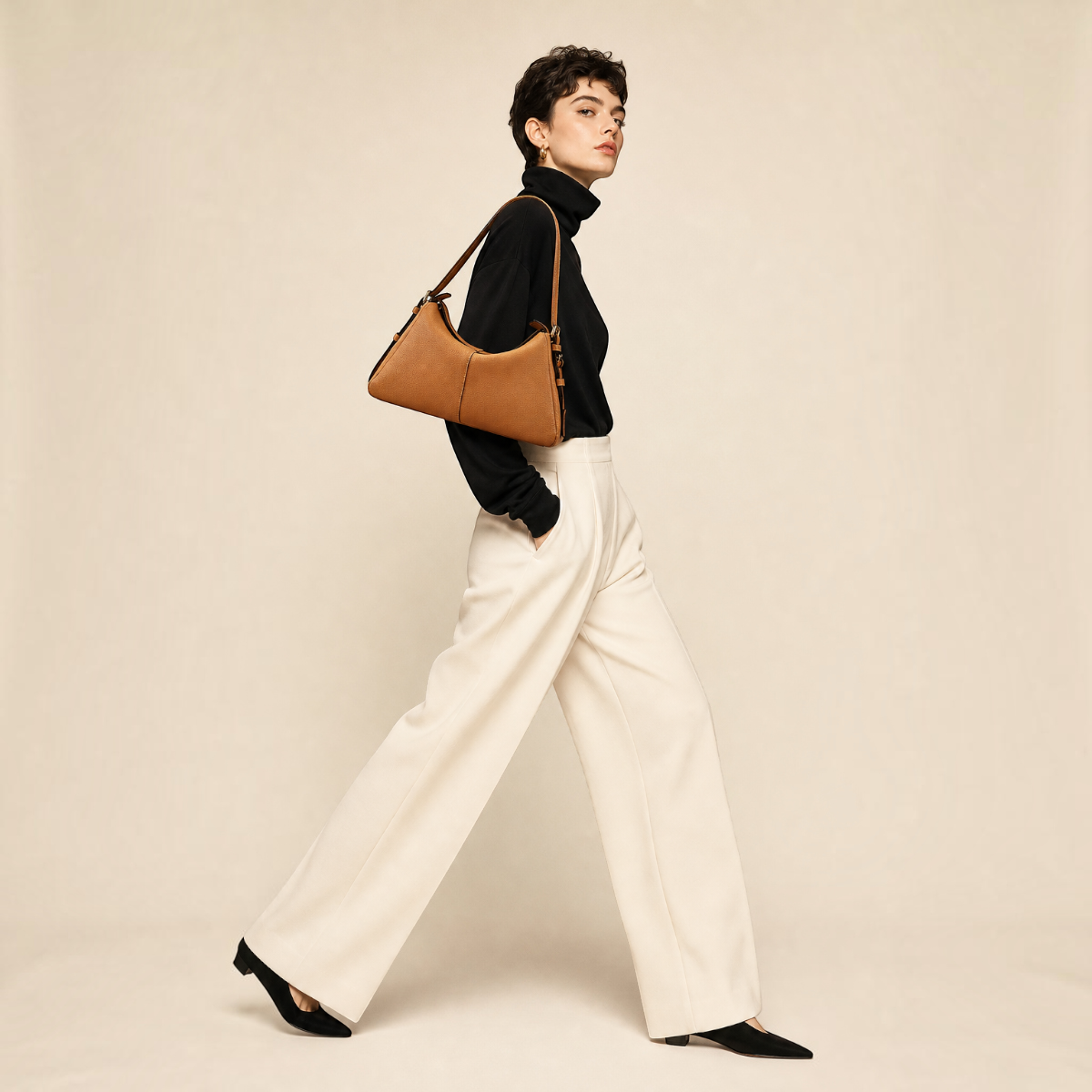 Madolyn Shoulder - Caramel