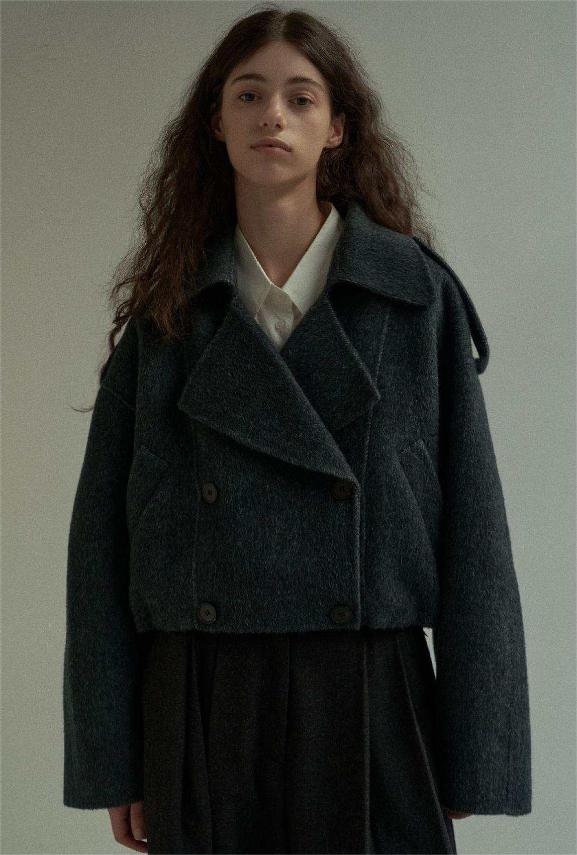 Handmade Lamb Wool Isabella Overcoat