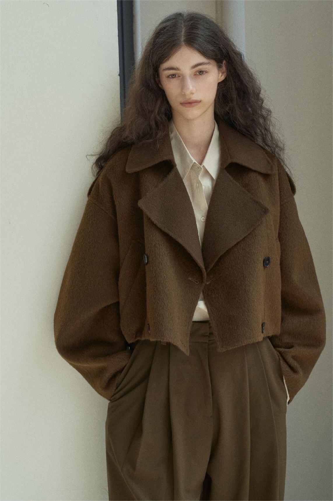 Handmade Lamb Wool Isabella Overcoat