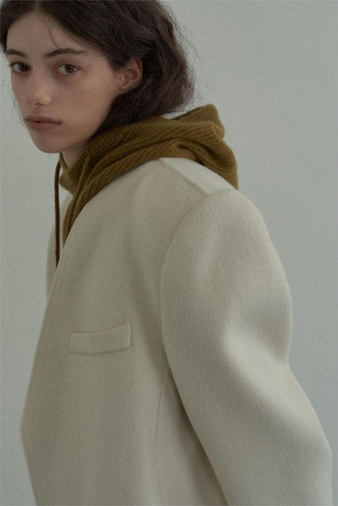 Handmade Lamb Wool Beata Overcoat