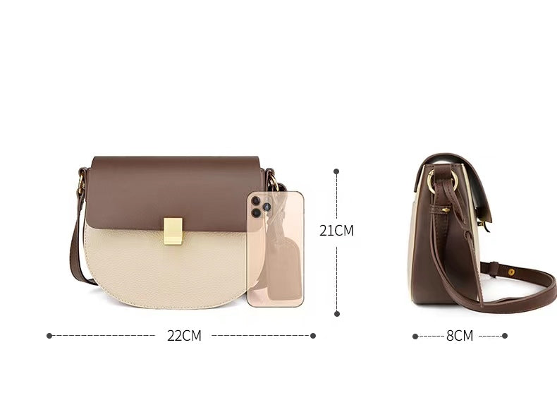 First Layer Cowhide Evie Shoulder/Crossbody Bag