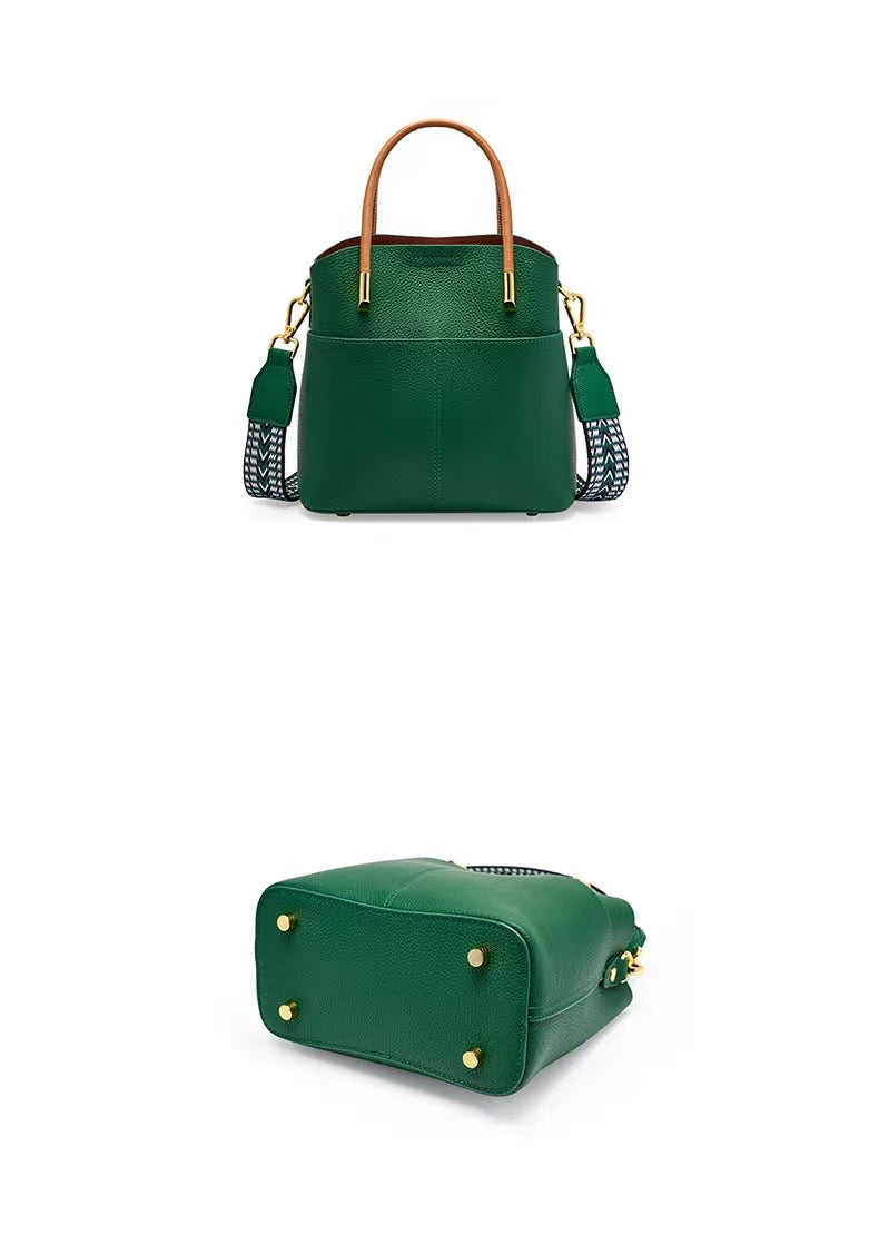 First Layer Cowhide Verna Shoulder/Tote Bag