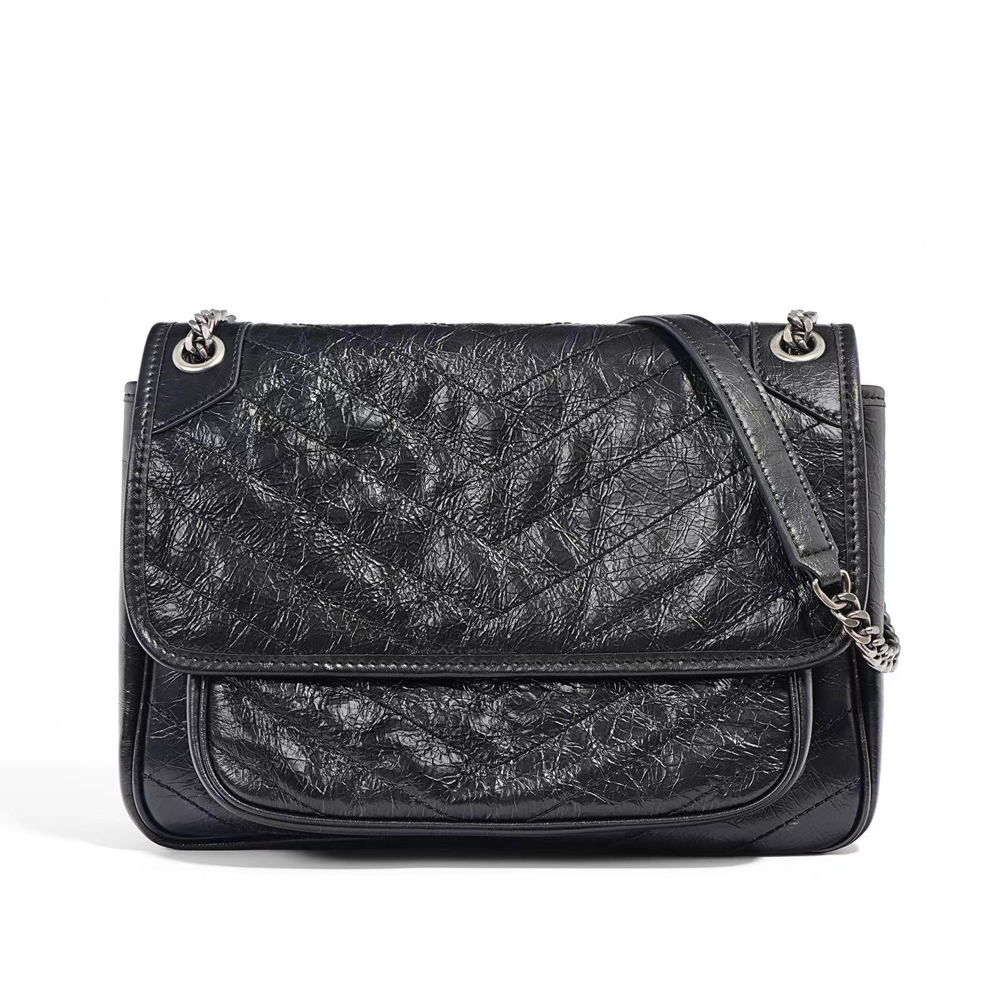 First Layer Cowhide Lennon Shoulder Bag