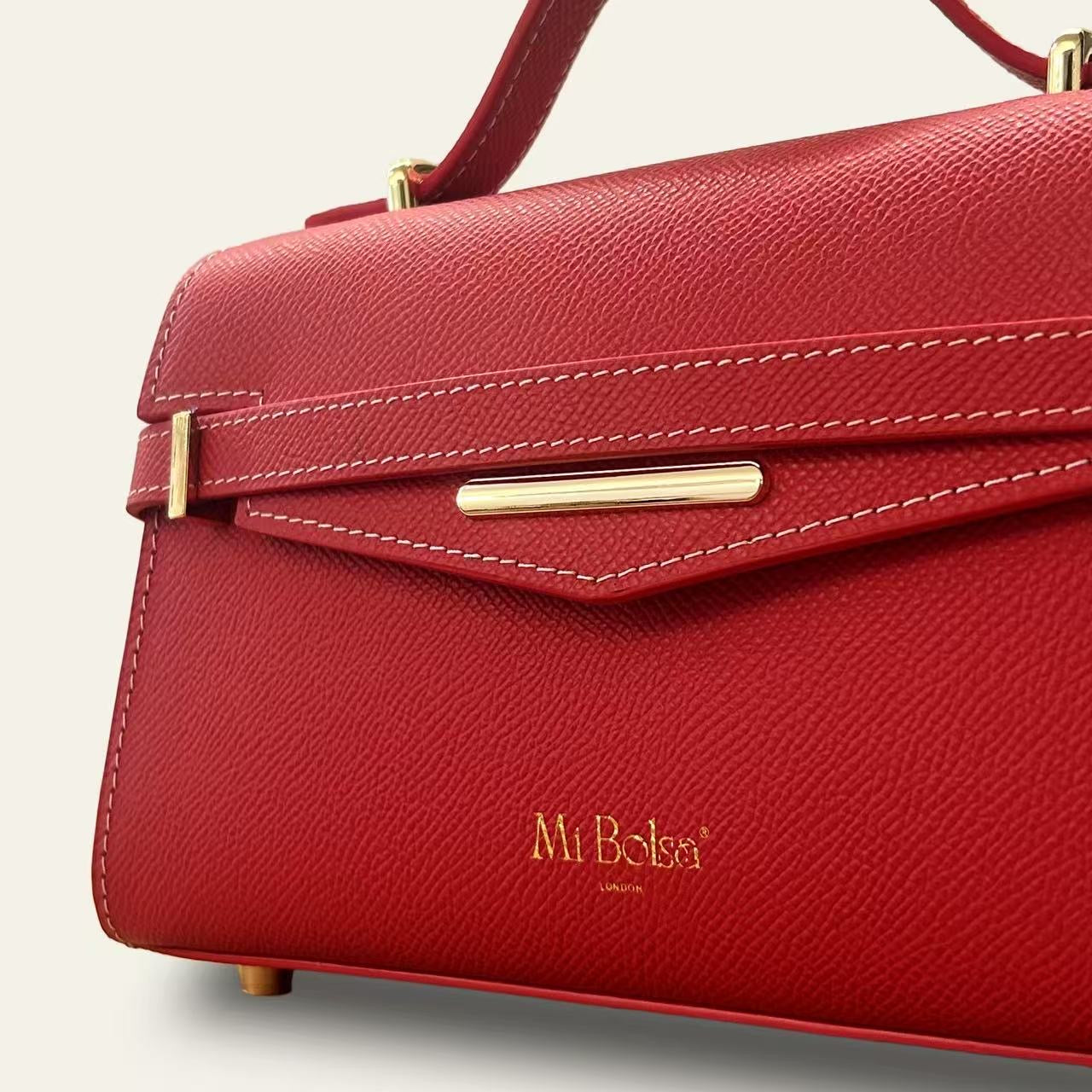 "Mi" Top Handle -Light Amber