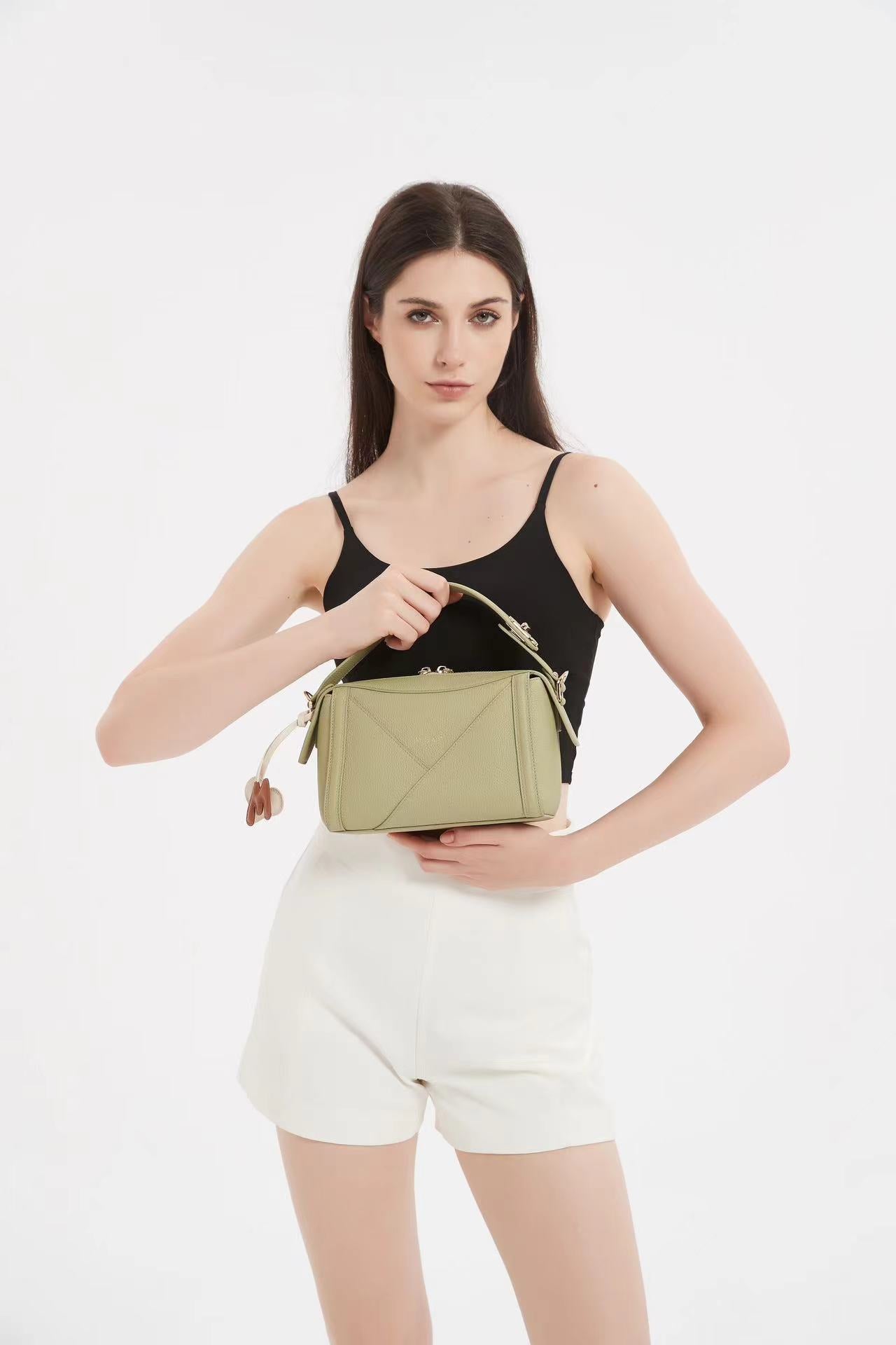 Carnaby Top Handle - Apple Green