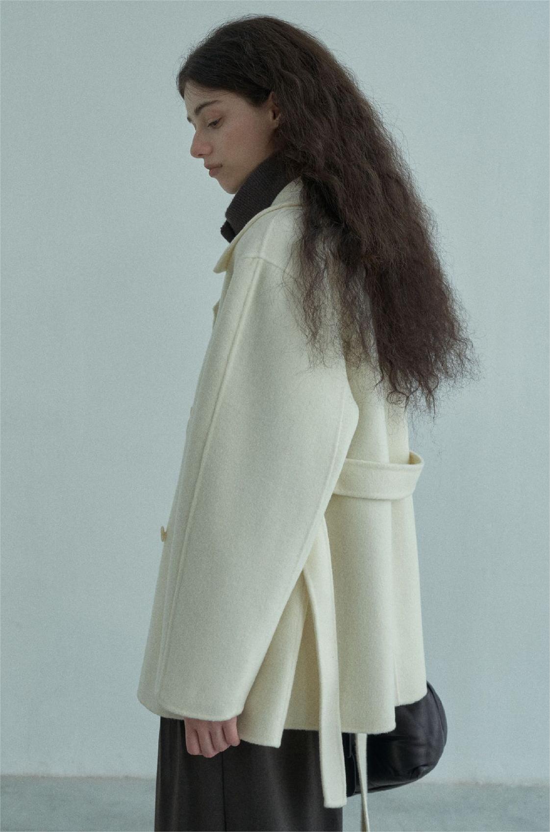Handmade Lamb Wool Martina Overcoat
