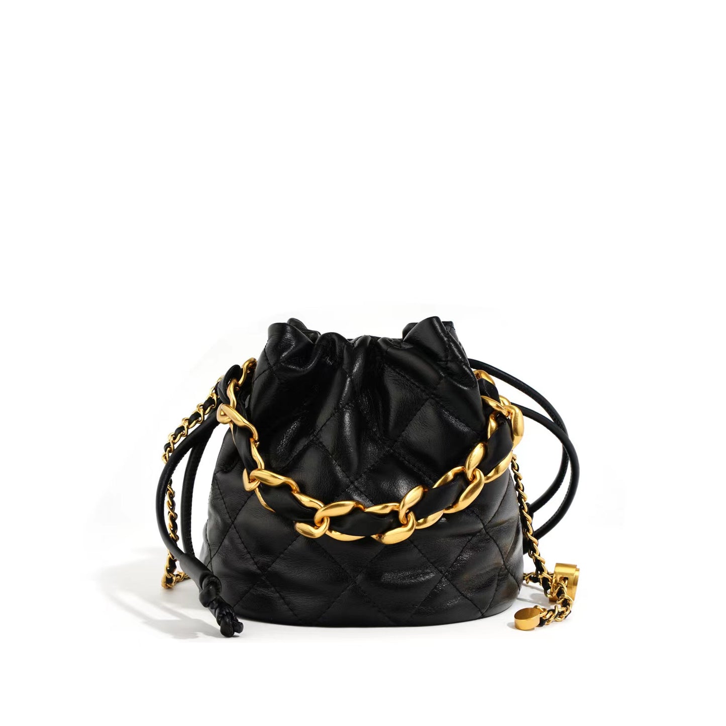 First Layer Cowhide Bertha Shoulder/Tote Bag