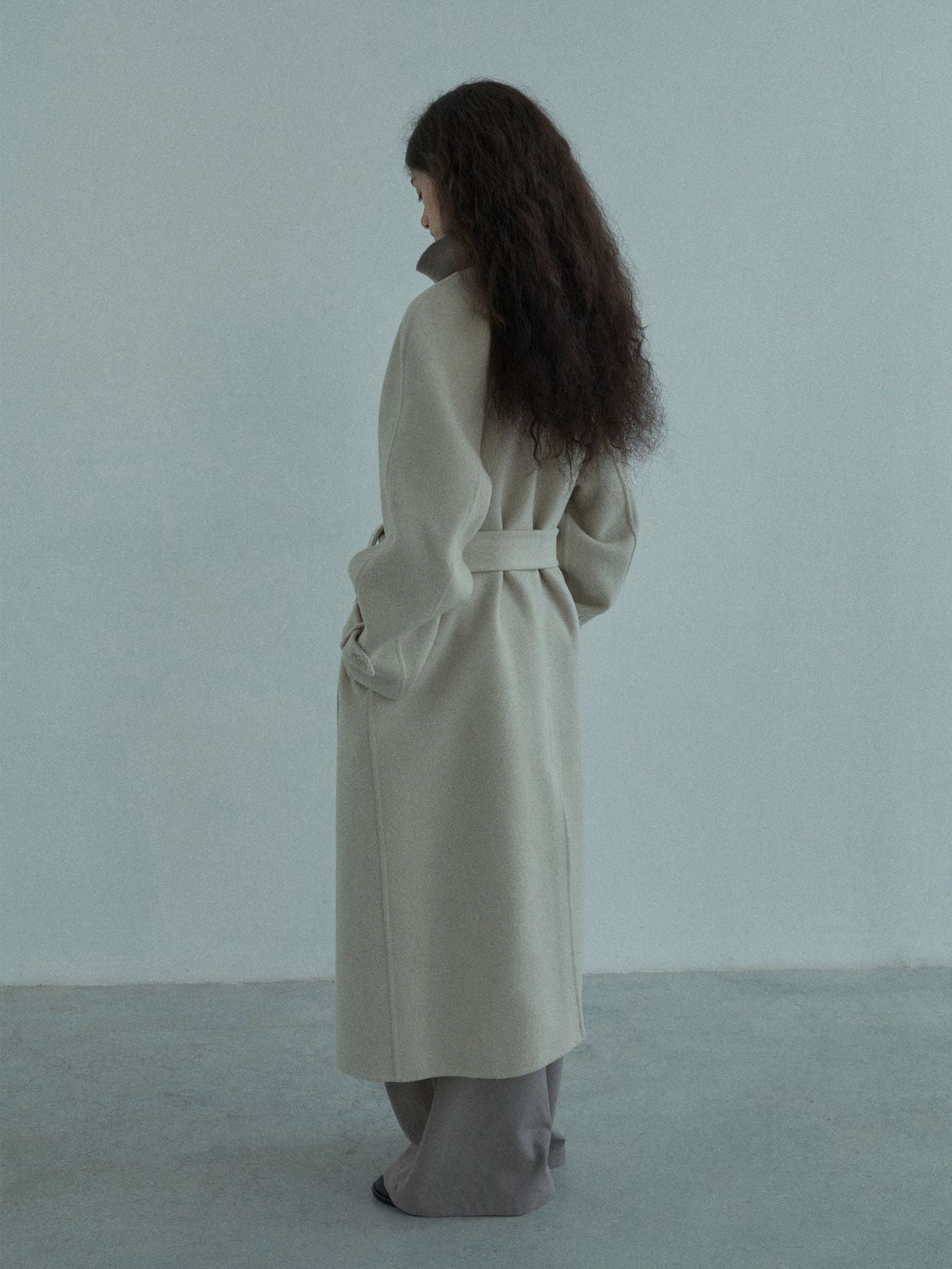 Handmade Lamb Wool Valentina Overcoat