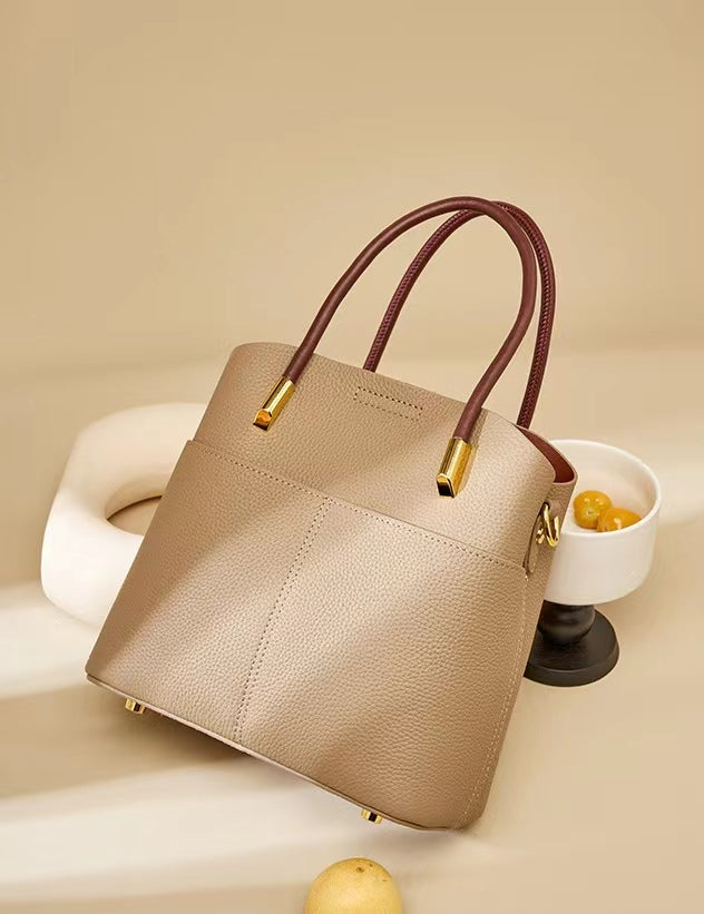 First Layer Cowhide Verna Shoulder/Tote Bag
