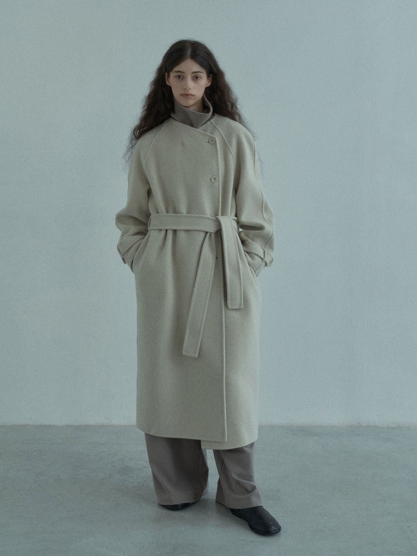 Handmade Lamb Wool Valentina Overcoat