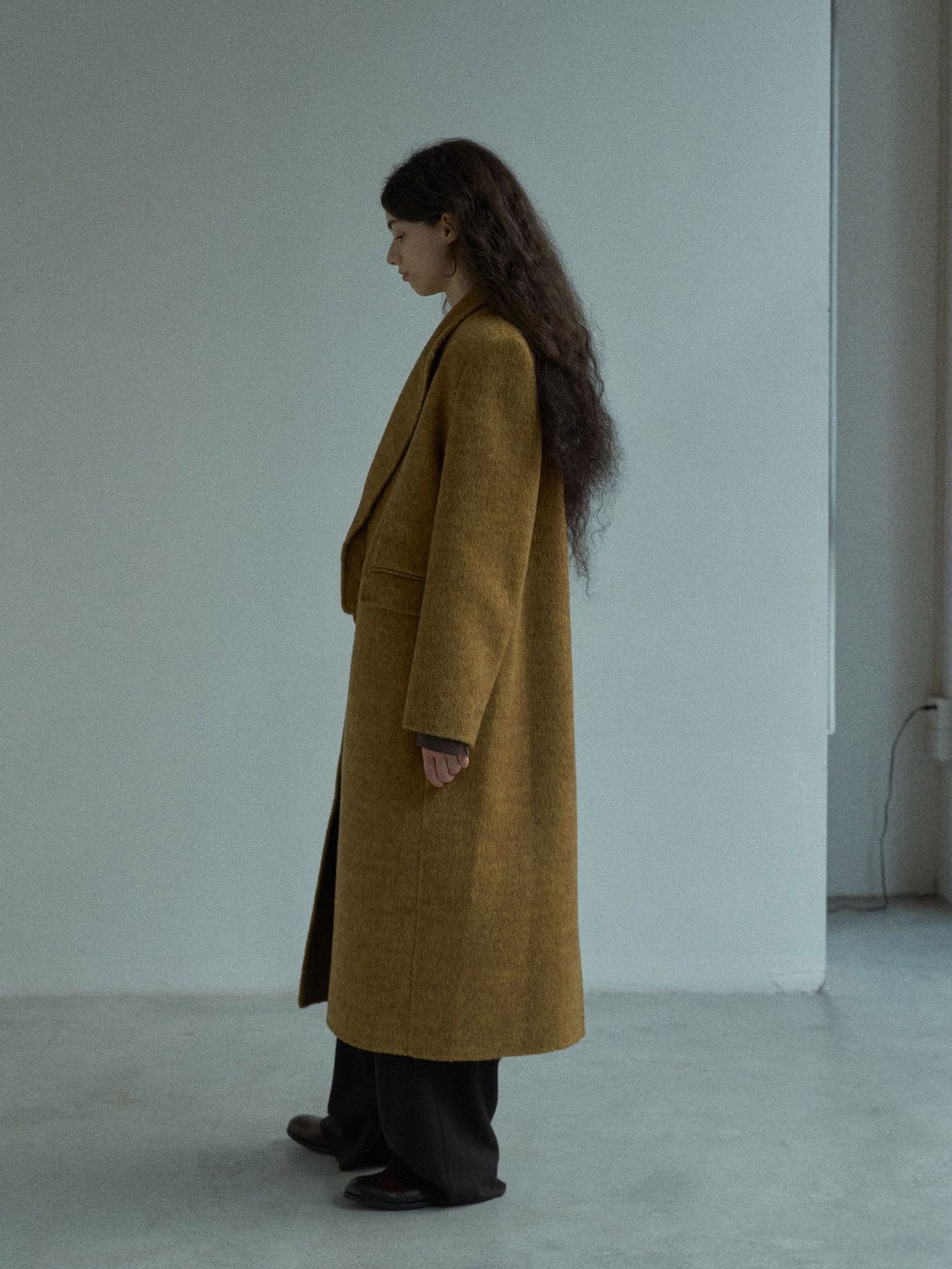 Handmade Lamb Wool Cassandra Overcoat